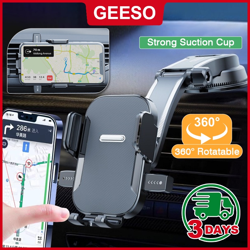 Universal Magnetic Car Mount – Suction Cup Dash Windshield Holder For Phone