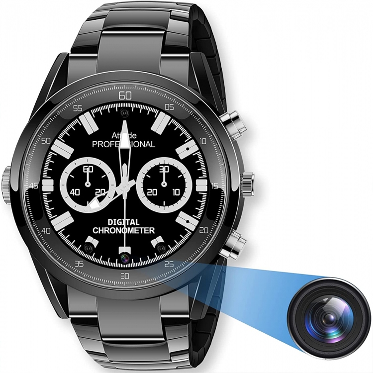 2.0mp watch camera video and voice audio recorder portable safety ...