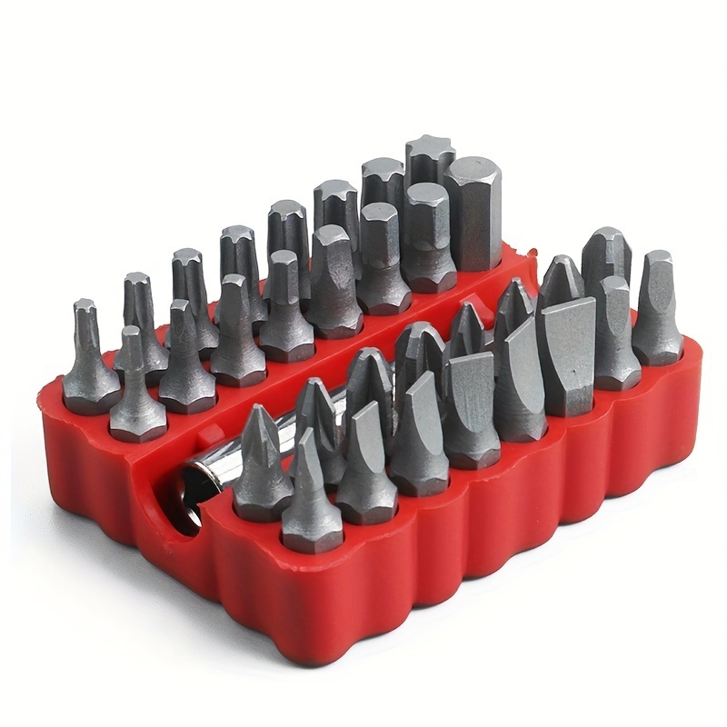 Security Tamper Proof Bit Set 33pcs Torq Torx Hex Star Spanner Tri Wing ...
