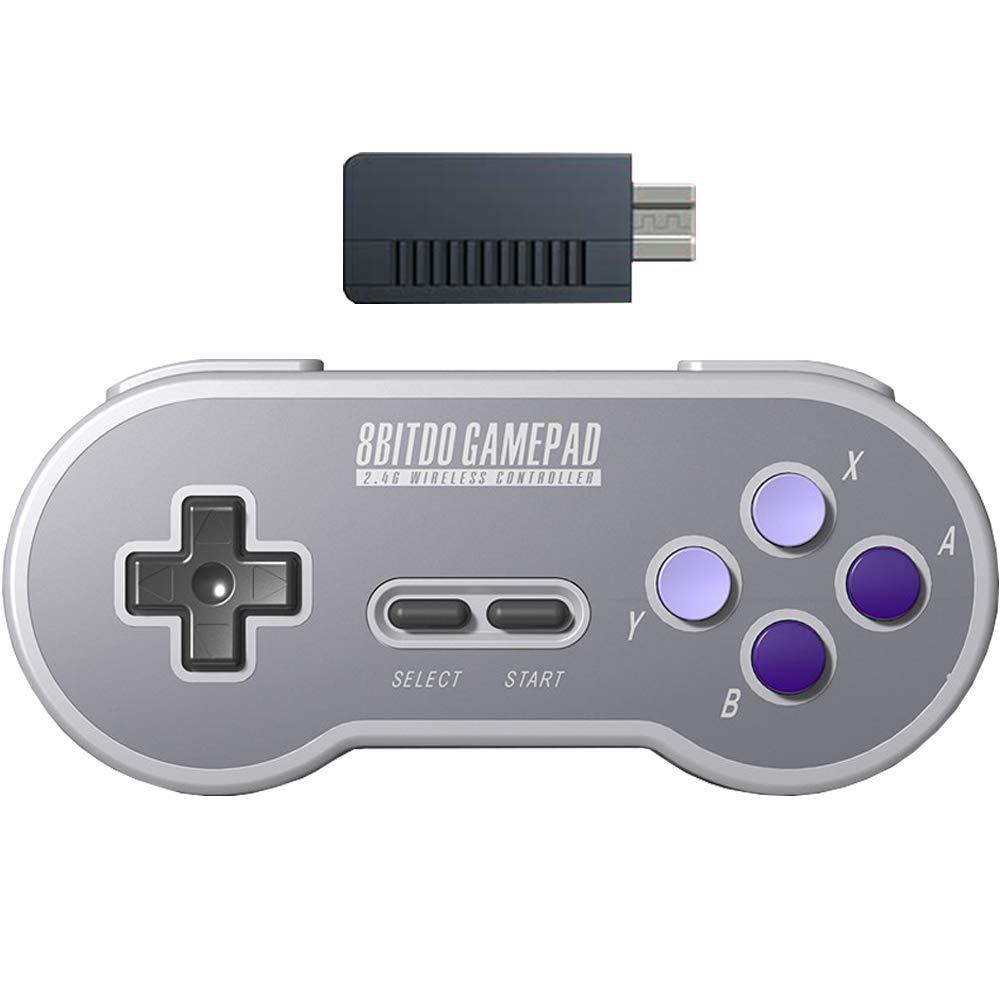8Bitdo Sn30 2.4G Wireless Controller for SNES and SFC Classic Edition ...
