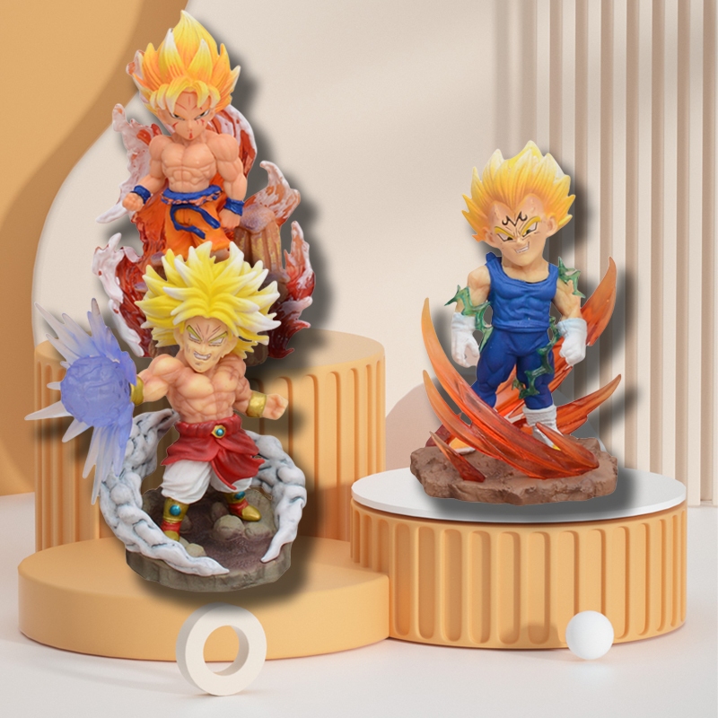Figurine Épique Son Goku & Piccolo avec Effet LED - 21 cm - PVC DBZ PROMO - Jeux & Jouets