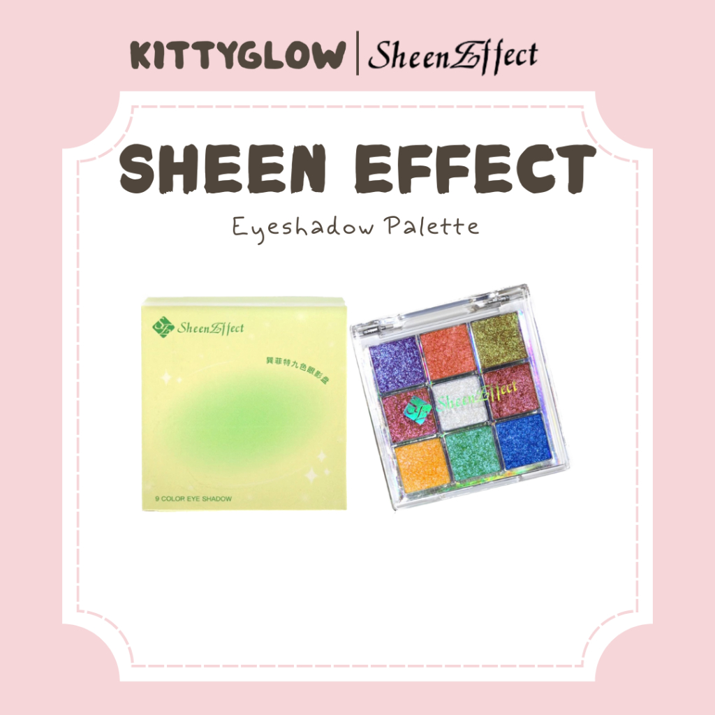 SHEEN EFFECT 9 Color Eyeshadow Palette | Shopee Philippines