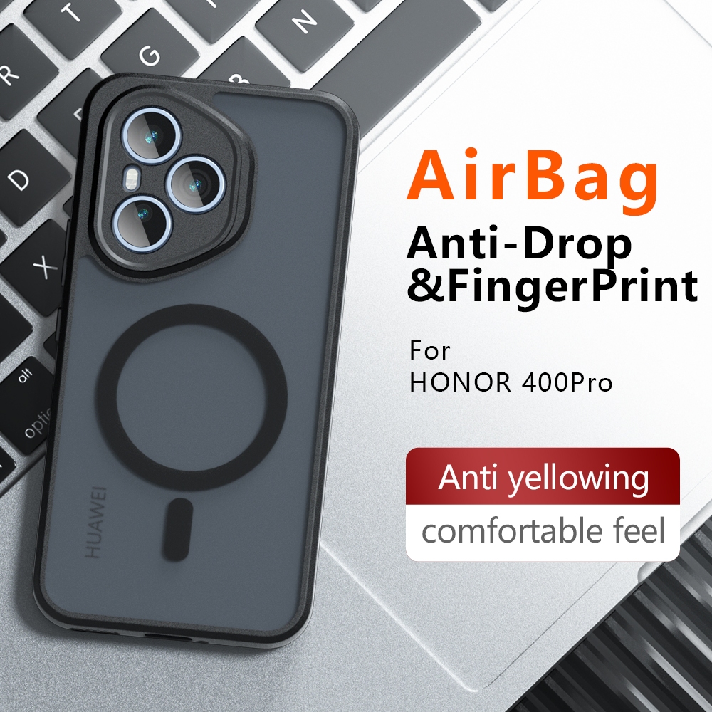ISOI - Cover compatibile con Honor 400 Smart 5G Custodia, con Paraurti Airbag Antiurto Protezione Completa, Case Protettiva in Silicone TPU Ultrasottile e Morbido - Trasparente