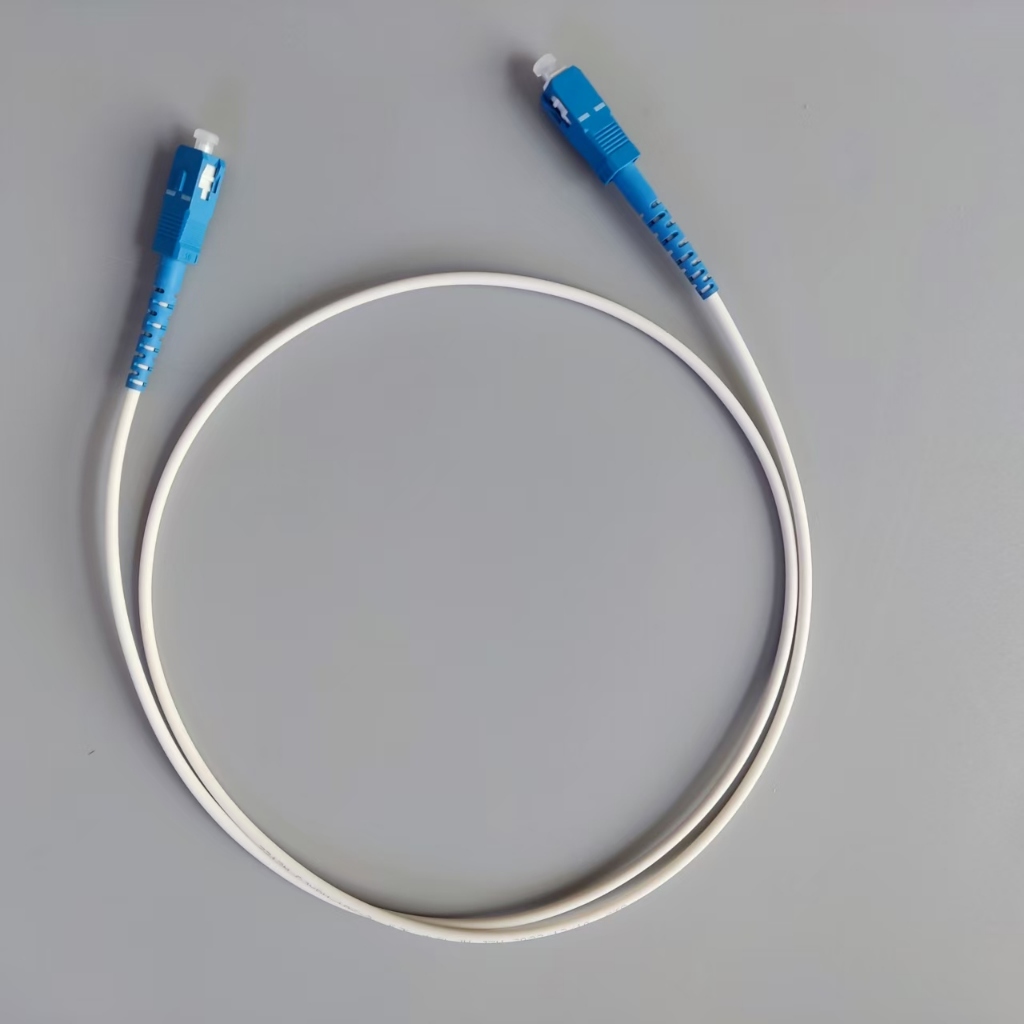 1M/1.5M/2M Fiber Optic Patch Cord FTTH SC/UPC-SC/UPC Single Mode ...