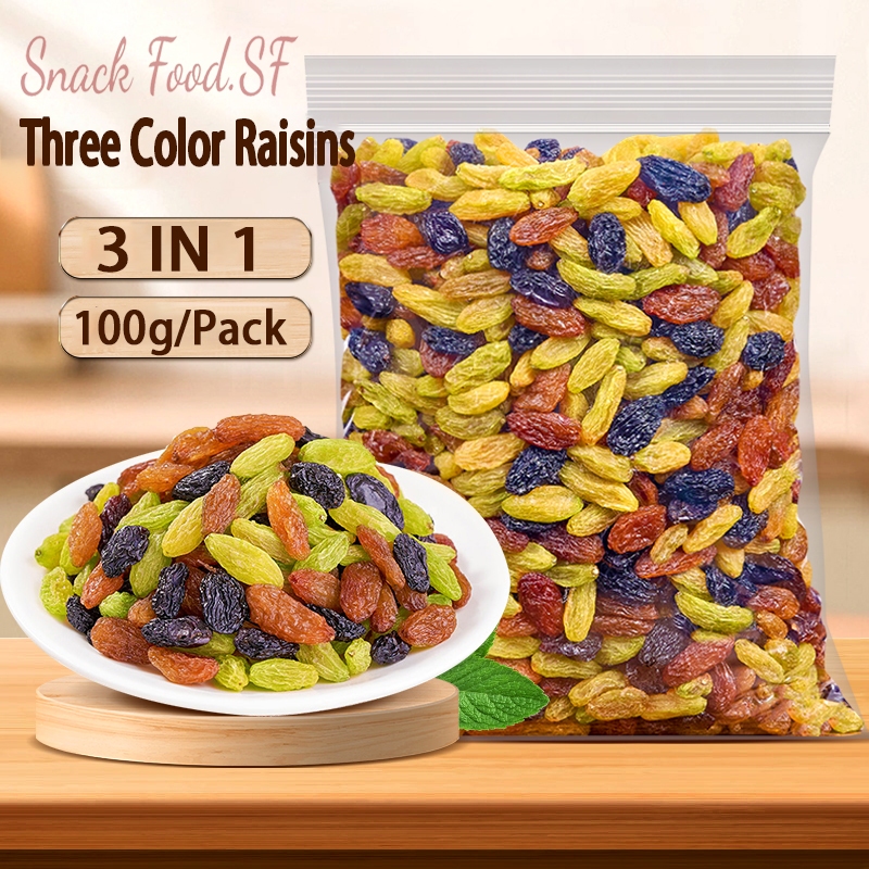 【FDA】3 In 1 Organic Dried Raisins 100g Mixed Dried Fruit Low Carb ...