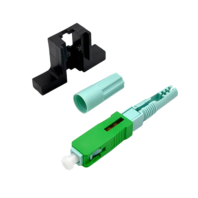 Cable gland type cold joint SC/UPC, optical fiber quick connector ...