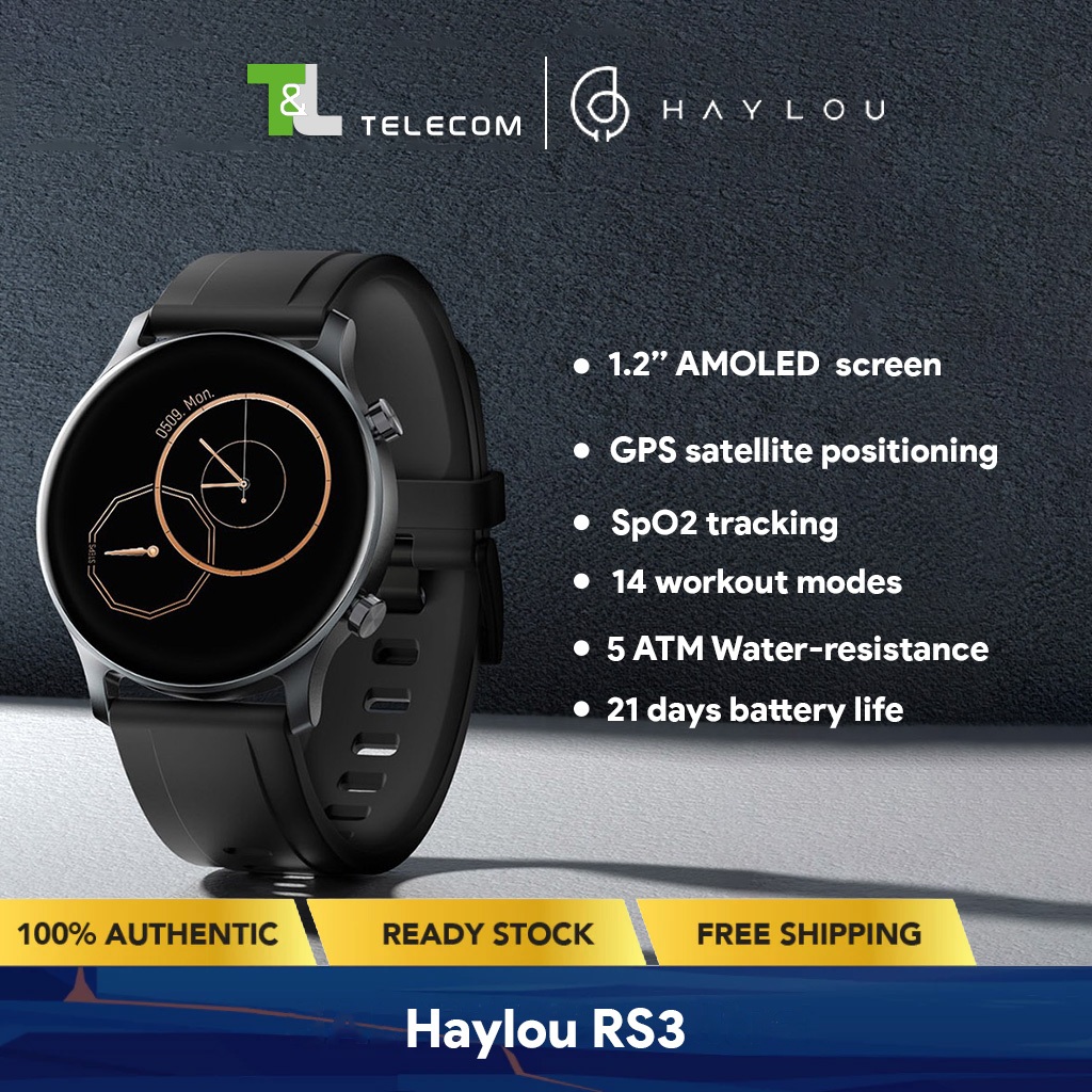 Haylou RS3 LS04 Smart Watch | 230mAh Battery | 1.2