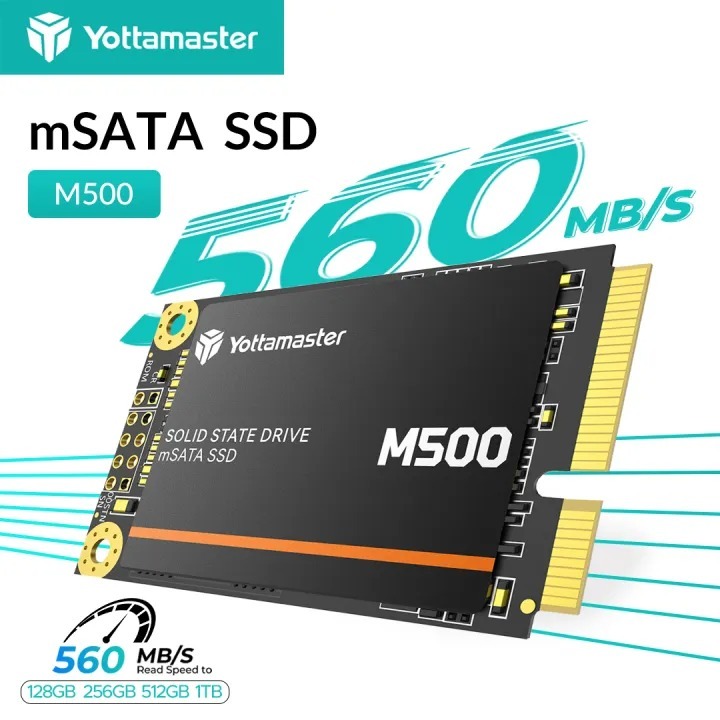 Yottamaster M500 Msata SSD 128GB 256GB 512GB 1TB 2TB 500MB/S HDD
