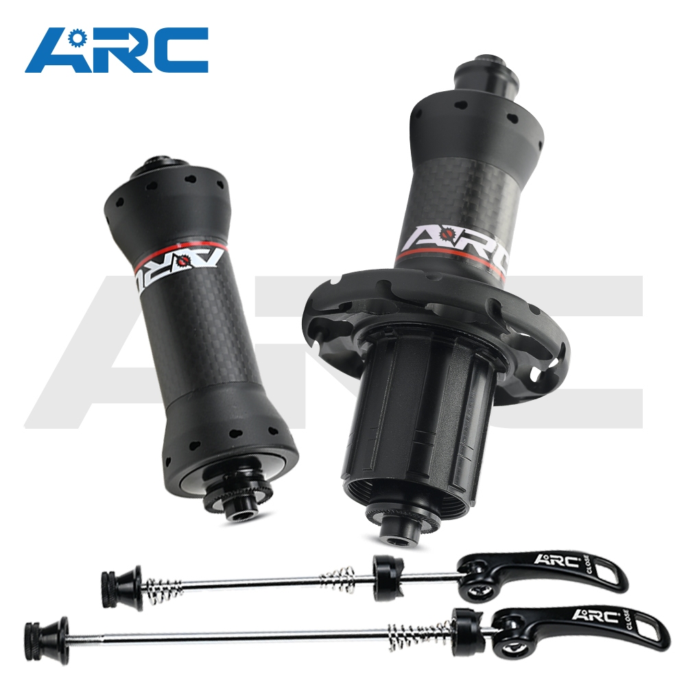 ARC RT035F/RCB Road Bike Rim Brake Hub for Straight Pull Spokes with ...