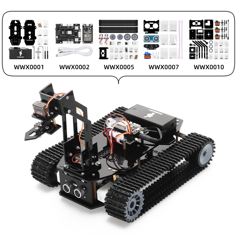 Tscinbuny Random Combination Kit Track Wheel ESP32 WROOM32 Development ...