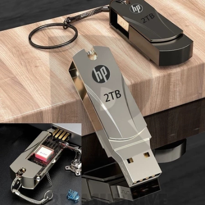 Creative HP Rotating Metal High Speed Drive USB 2.0 Flash Drive 1GB 2GB ...