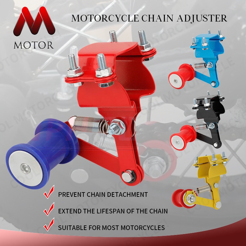 Motorcycle Chain Adjuster Universal Chain Tensioner Roller Automatic ...