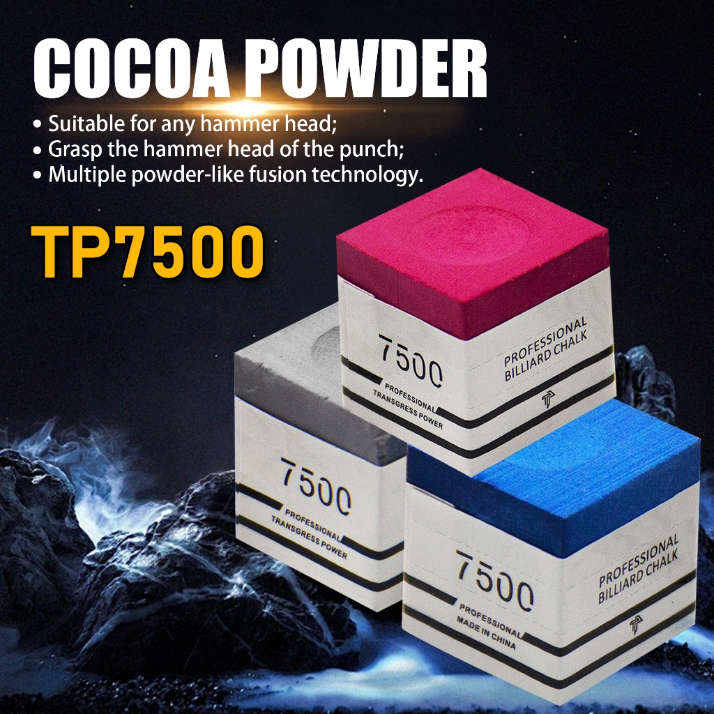 【TP7500 PRO】Professional Billiards Chalk Ultra-Fine Powder Long-Lasting ...