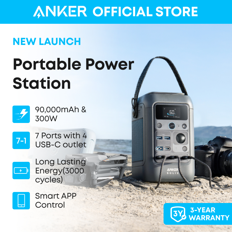 Custodia Protettiva Per Anker C300/C300DC - Borsa Trasporto Impermeabile Per Power Station