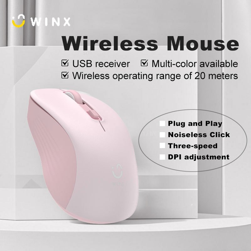 WINX (2 Years warranty) wireless mouse, plug and play USB receiver ...