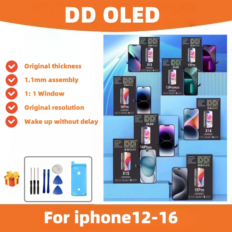 DD OLED Pantalla soft display screen for iPhone 12 12promax 13 13Pro ...