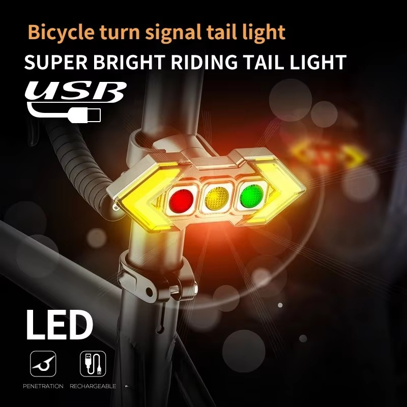 Smart Bike Tail Light with Brake Sensing - USB-C Rechargeable ...