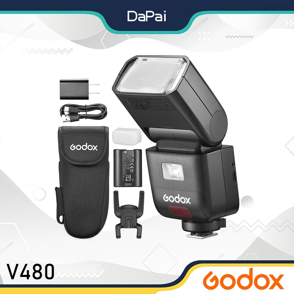 Godox V480 For Canon GODOX TTL Flash - GN50 HSS 1/8000s/650 Flashes/1.7s Recycle - View #7