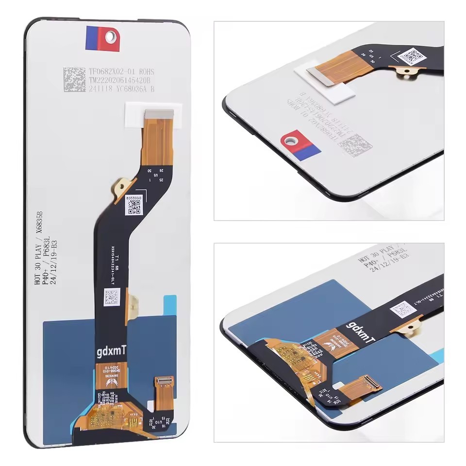 For Infinix Hot 30 Play X6835B X6835 LCD Display Touch Screen Digitizer ...