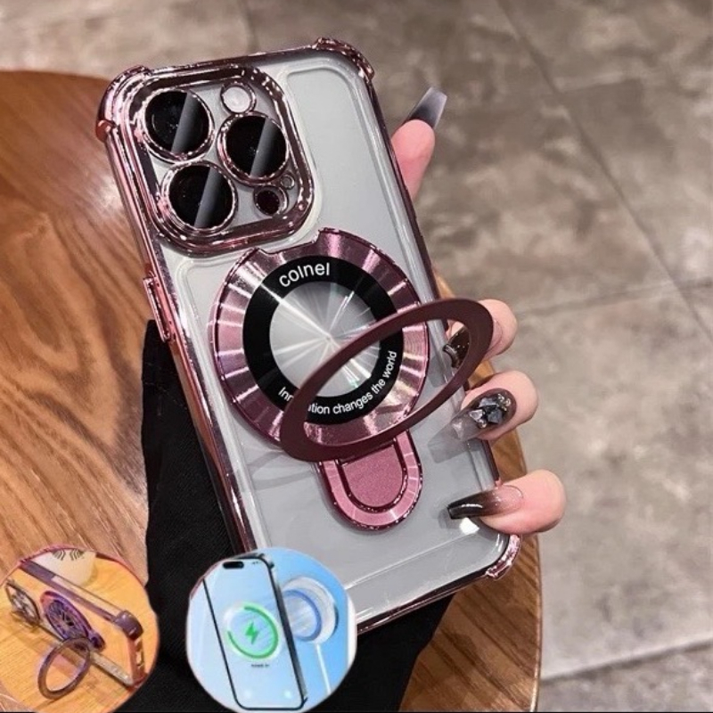 case oppo F11 Pro F7 F5 Reno 4G Reno 4G Bagong disenyo ng silicone  shock-absorbing cover para sa kasong mobile phone, 360 ° transparent strap,  U