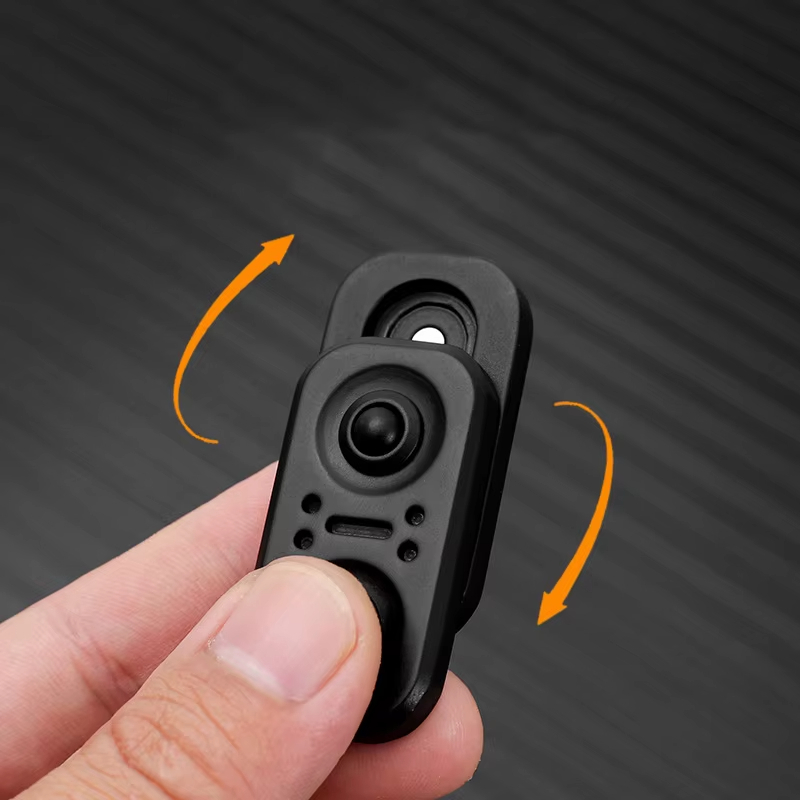 1PC Edc Owl Fidget Magnetic Slider Metal Push Slider Fidget Rotator ...