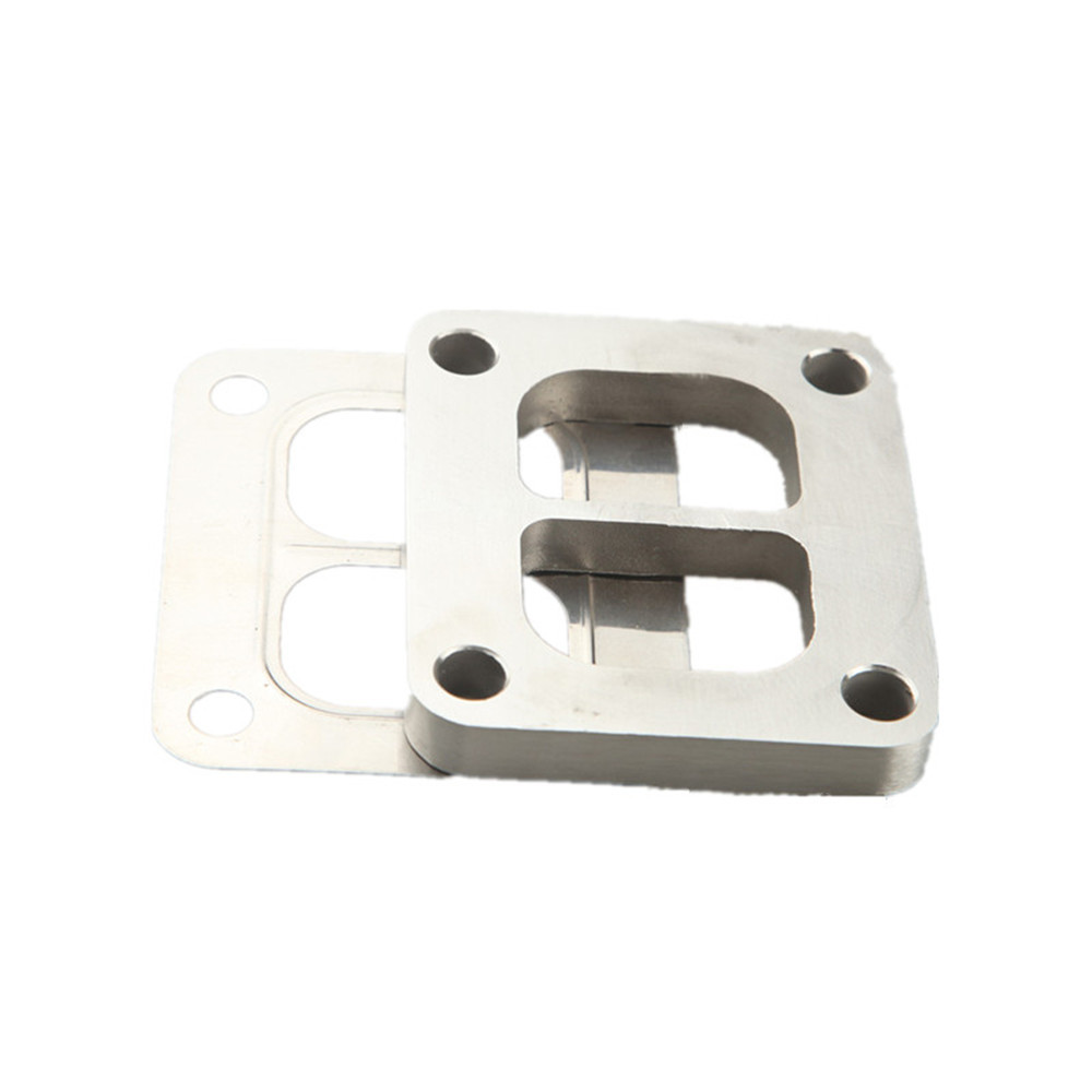 Vibrant Divided Turbo Inlet Flange for Borg Warner S-Series Divided T4 - 304 Stainless Steel