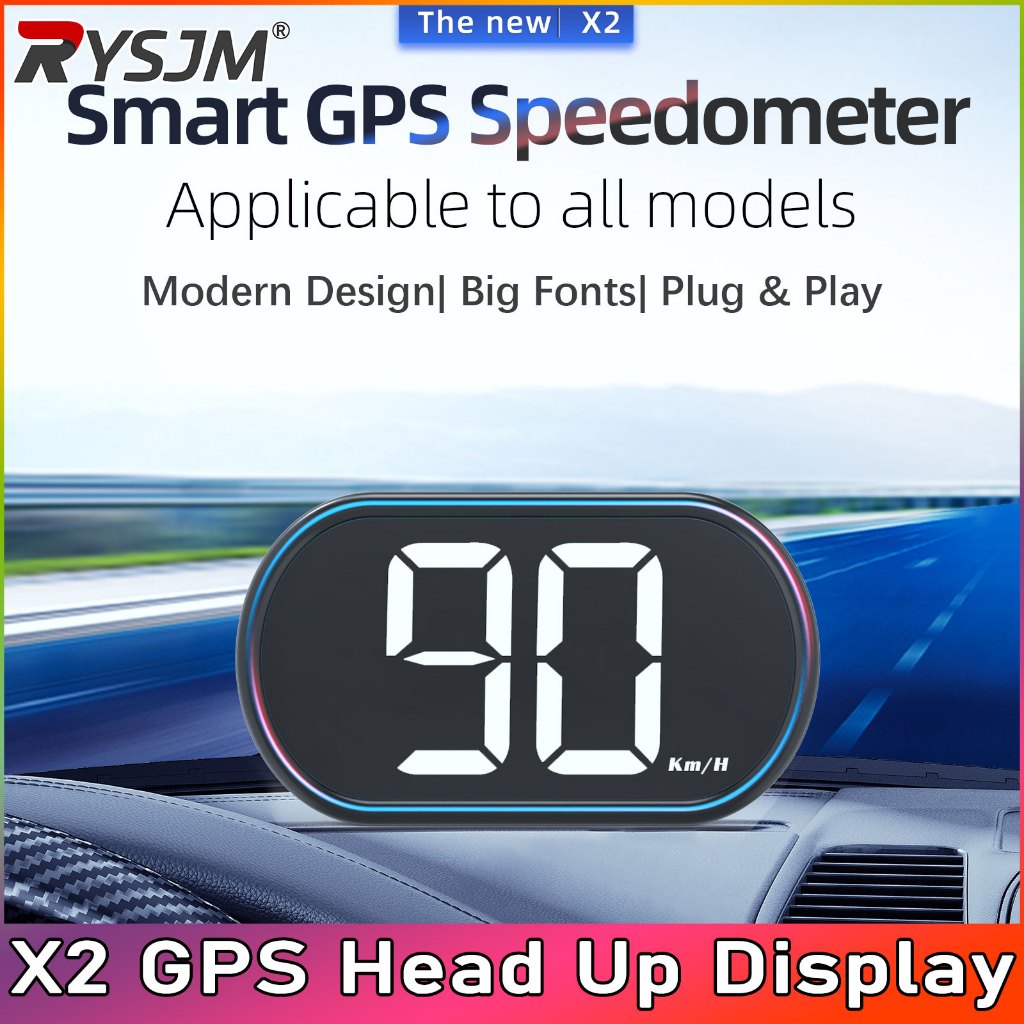 Car GPS Smart Head Up Display KM/H Plug&Play Digital Speed Meter ...