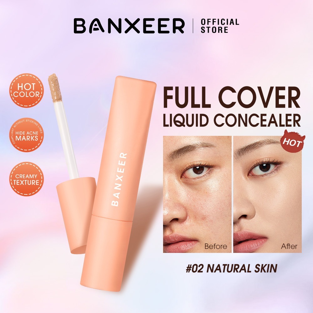 BANXEER Waterproof Concealer Stick Full Coverage Matte Smooth Conceal ...