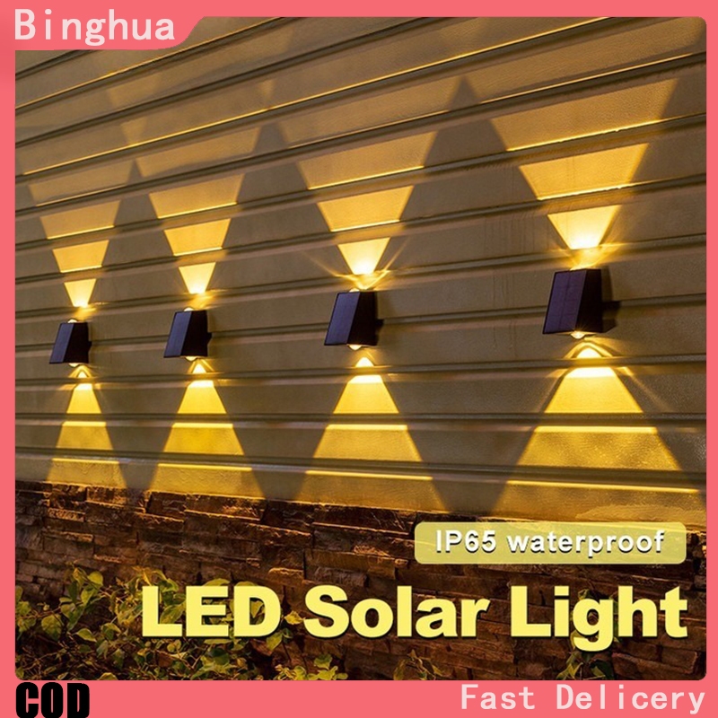 Solar Wall Lights Outdoor Solar Fence Lights Solar Powered Solar ...