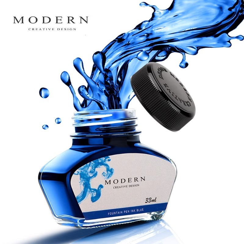 MODERN pen ink pure black Türkiye blue non carbon non blocking ink ...