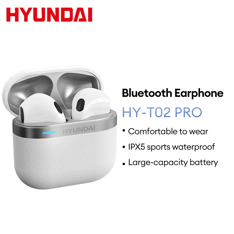 Hyundai HY-T02 Pro Bluetooth Earphone IPX5 Waterproof Intelligent Noise ...