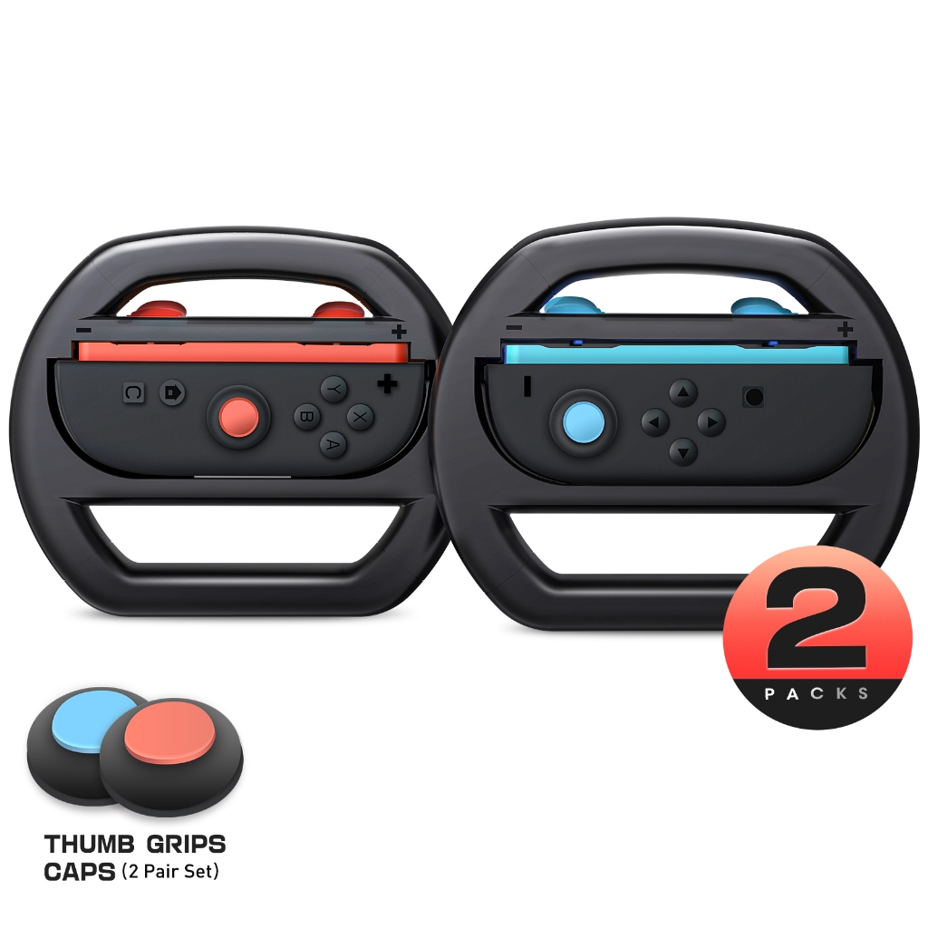 I-Blason Steering Wheel for Nintendo Switch 2 JoyCons 2025 Racing Wheel ...