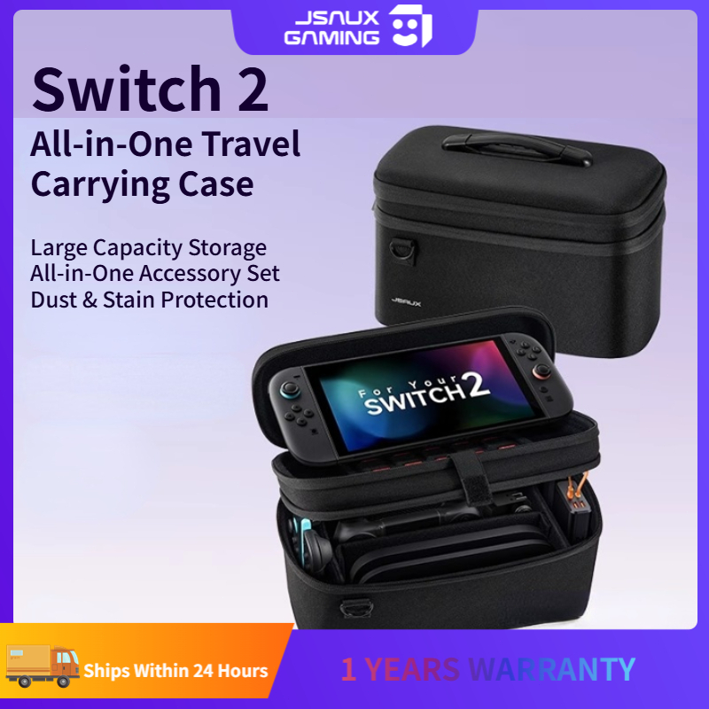 JSAUX All-in-One Storage Bag for Nintendo Switch 2 Travel Storage ...
