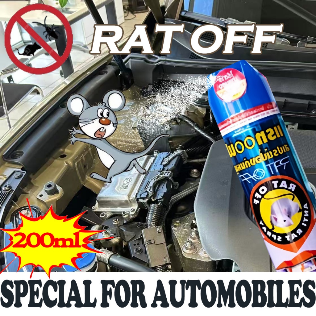 RAT OFF SPRAY ANTI RAT SPRAY 200ml Rat Mouse Repellent Spray Rat — free download