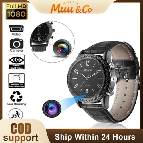 Mini Camera Spy Hidden Video Recorder with Red Night Vision and 360 ...