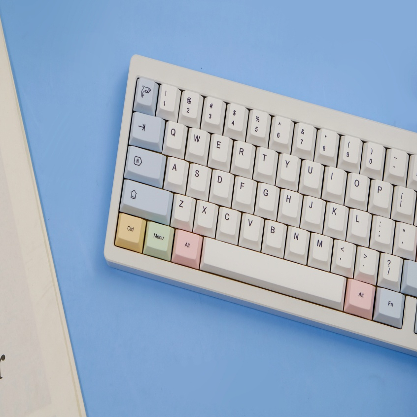 Chalk Keycaps 148 Keys PBT Material Cherry Profile for CHERRY MX Switch ...