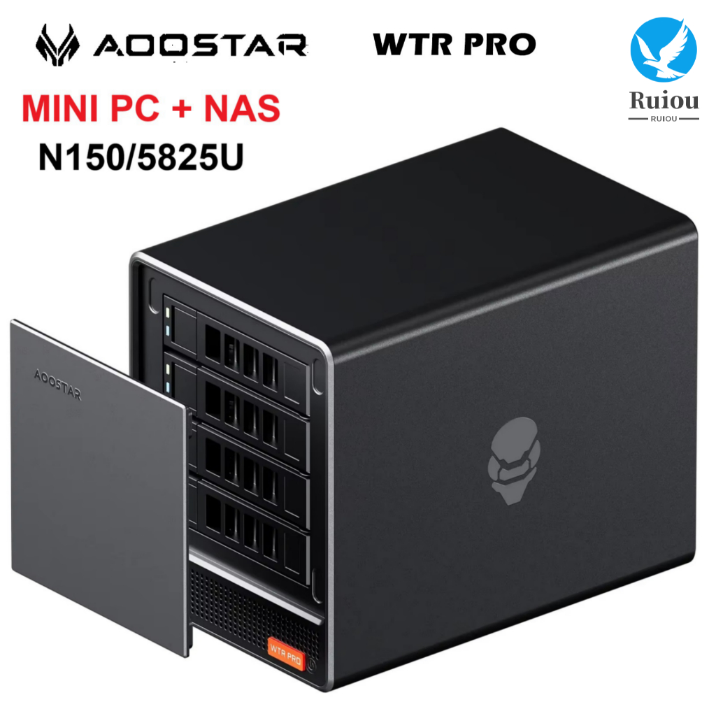 AOOSTAR WTR PRO Mini PC with 4 Bay Nas AMD Ryzen 7 5825U Intel Twin ...