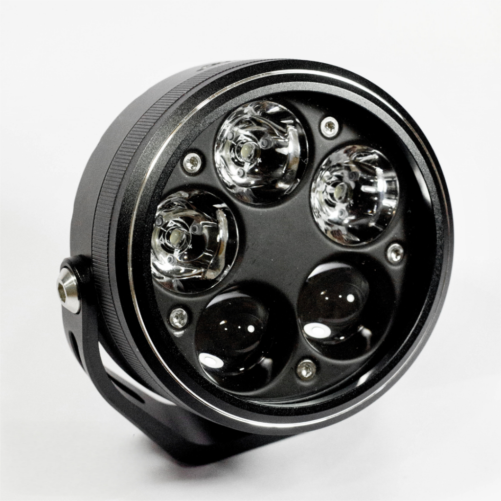 GR5 100 wATTS LIGH SET Auxiliary Light Motorcycle Fog Light 5 Led Gold ...
