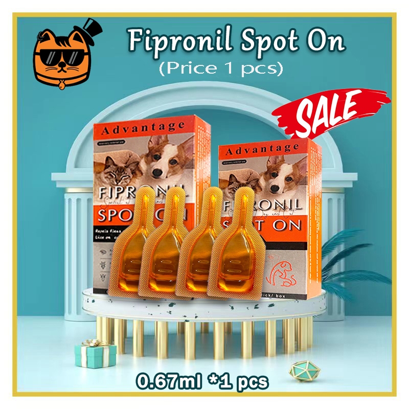 View of 【Buy 3 Free 1】 Fipronil Flea Tick Control Remover Topical Treatment Cat ...