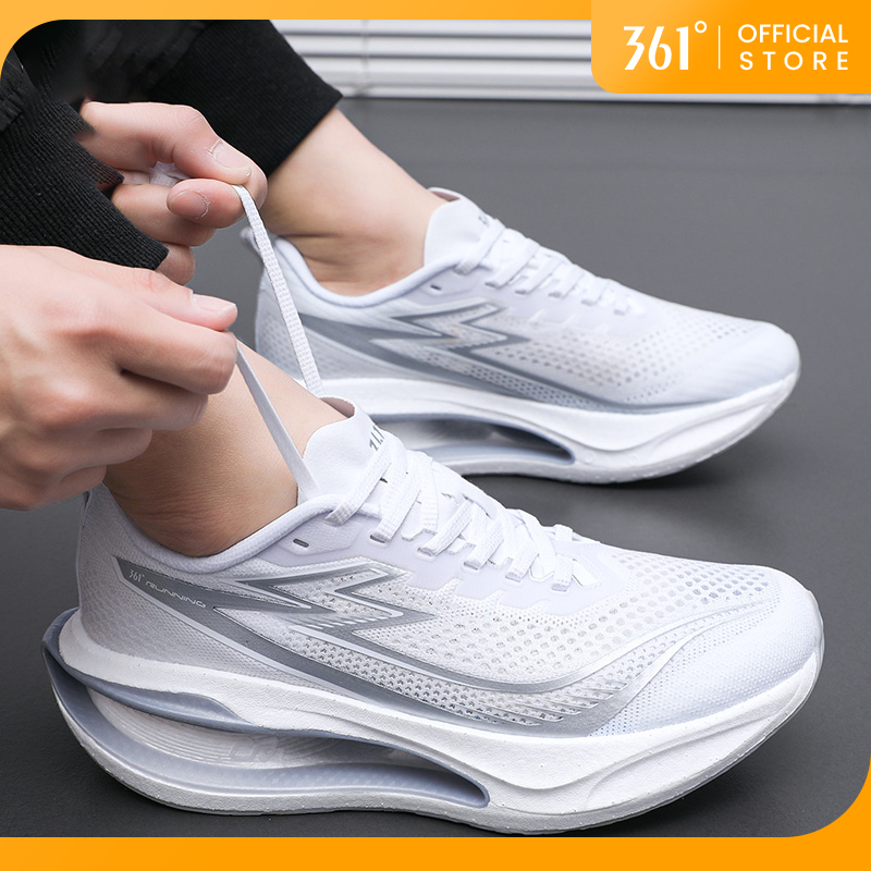 361 Degrees Carbon Suspension Men Running Shoes New Style Breathable ...