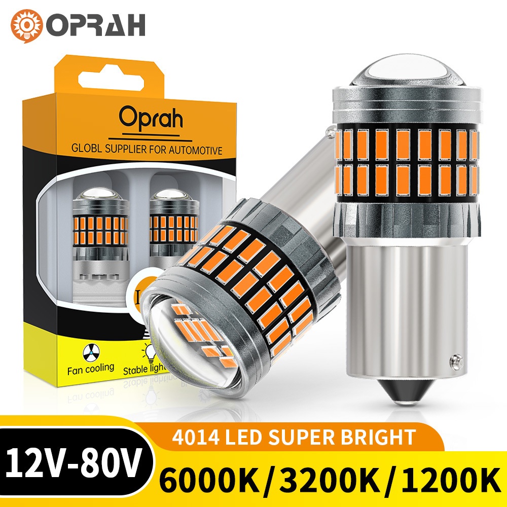 Oprah 2PCS LED Bulb 1156 1157 T20 7440 7443 T25 3156 3157 4014 54SMD ...
