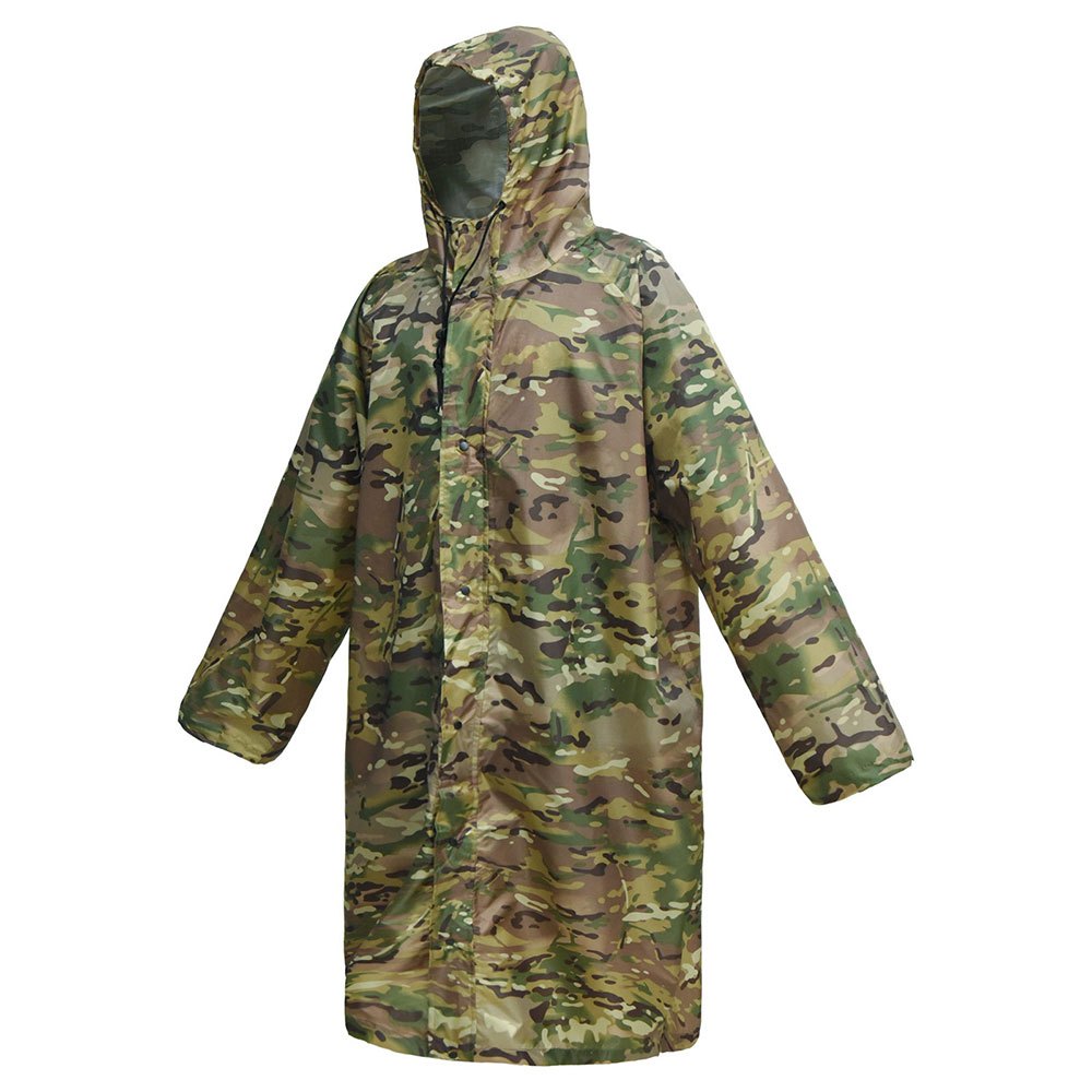 CP Camouflage Long Raincoat for Men Tactics Camo Waterproof Poncho Woman  Coat Rain Fishing Hiking Conjoined Cover Clothing