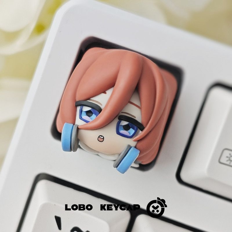 The Quintessential Quintuplets Anime Keycap Set Nakano Sisters Ichika ...