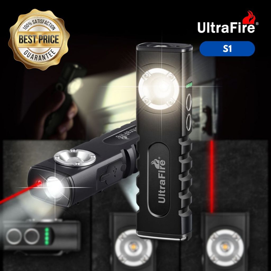 UltraFire S1 Laser Work Light w/ Magnetic Base & Power Bank | Shopee ...