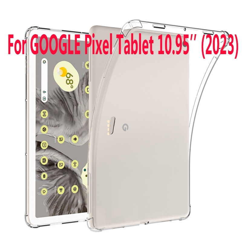 GOOGLE Pixel Tablet 10.95 inch casing clear transparent TPU back cover ...