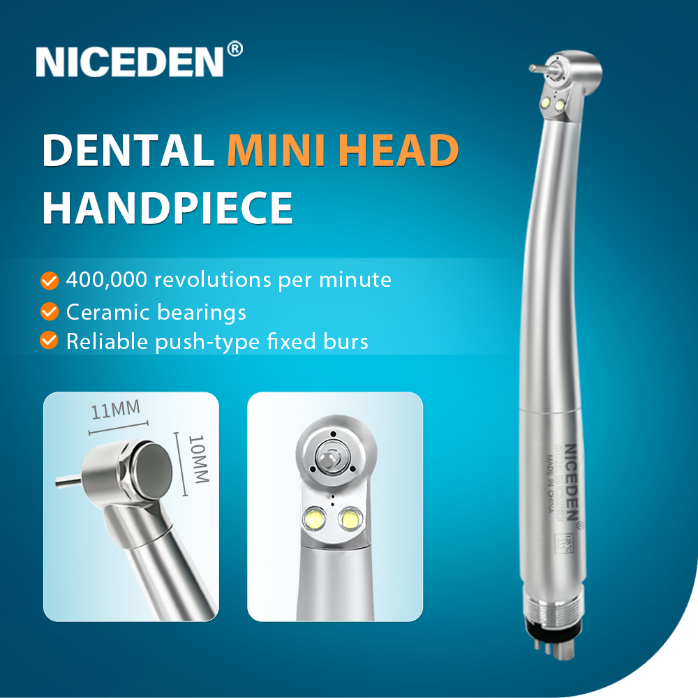 NICEDEN Dental LED Mini Head for Dental Lab 2 Hole/4 Hole High Speed ...