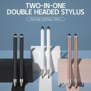 Double-headed Stylus Disc Silicone Tip Touch Pen Video Clip Painting ...