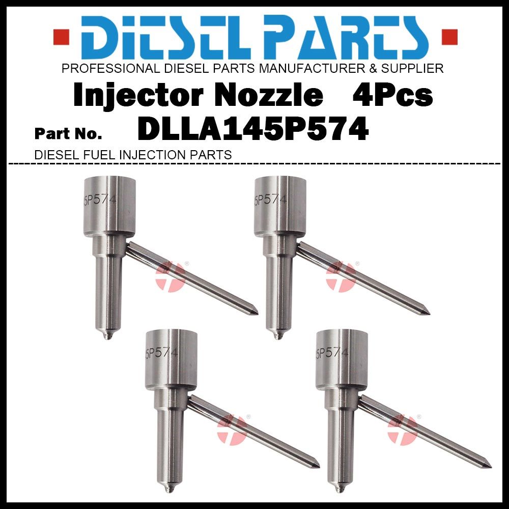 4x Diesel Fuel Injector Nozzle Tips 0433171435 DLLA145P574 for Cummins ...