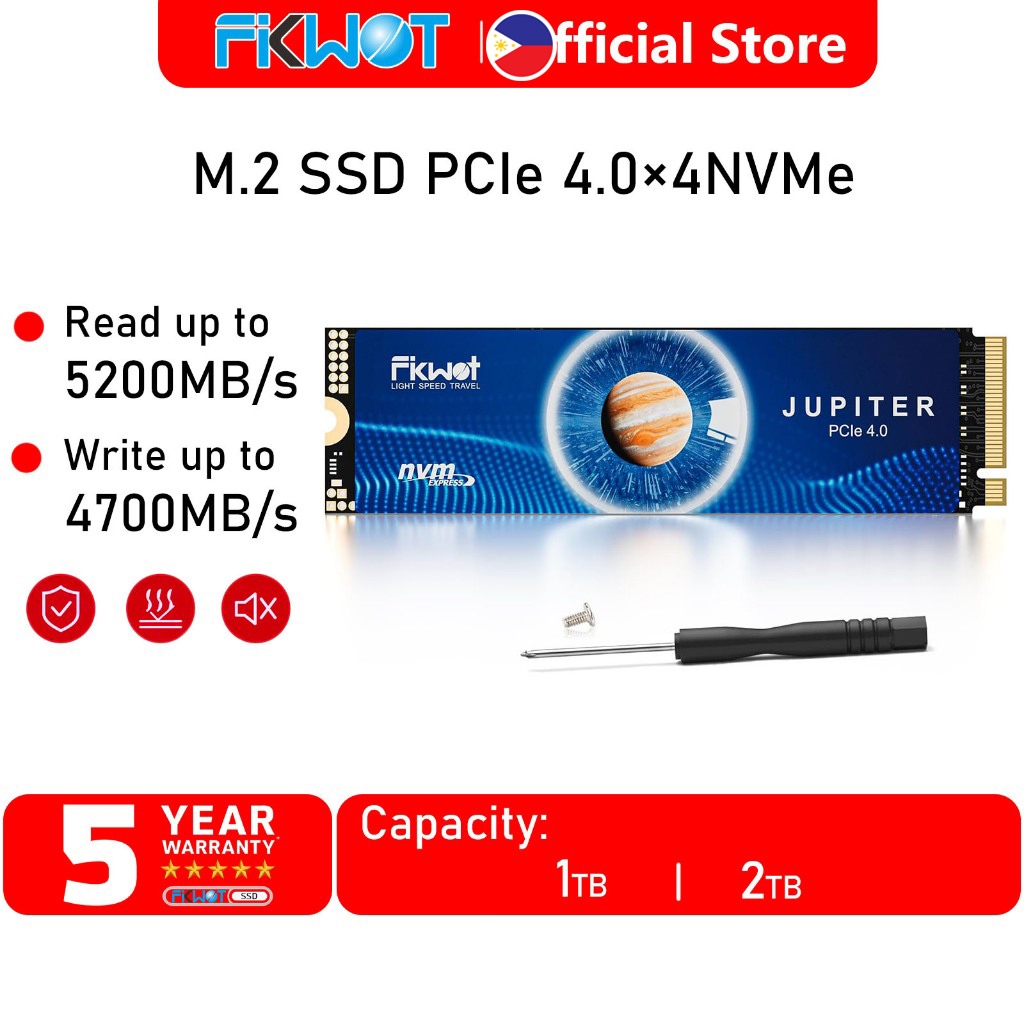Fikwot FX660 1TB SSD, PCIe Gen 4x4 Dynamic SLC Cache - Speeds up to ...