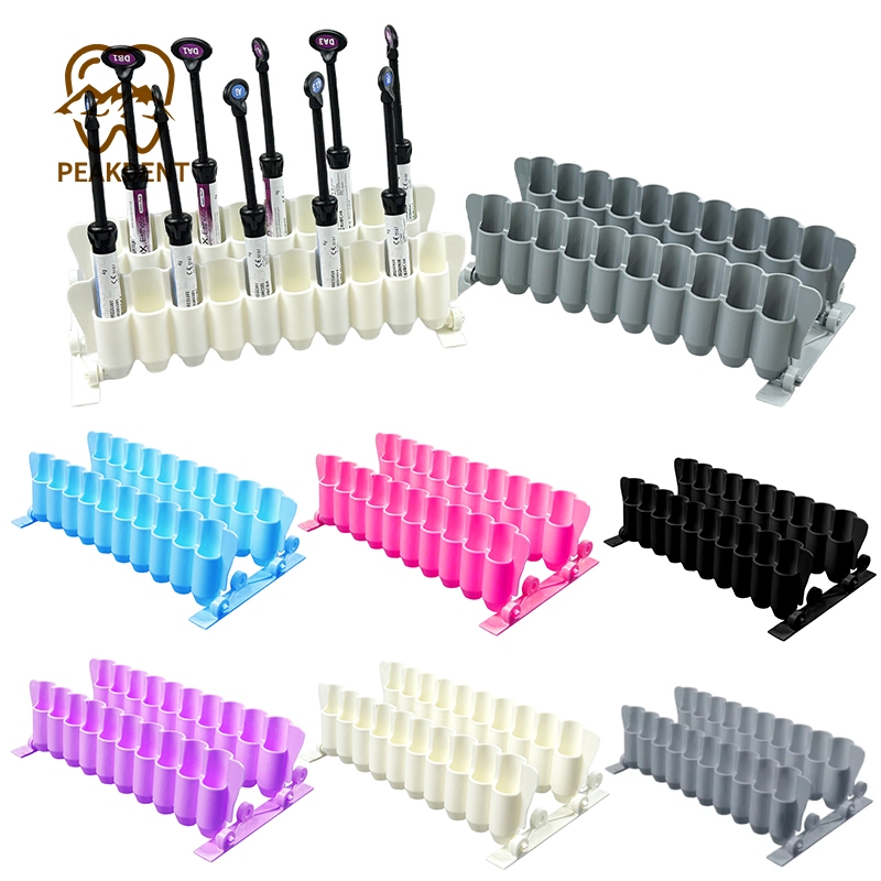 Dental resin storage rack double row resin adhesive placement rack ...